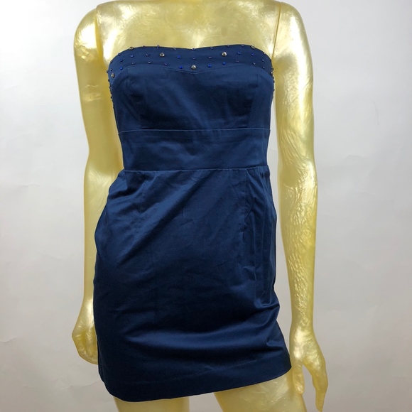 Free People Short Mini Strapless Dress Size 2 - Picture 1 of 6